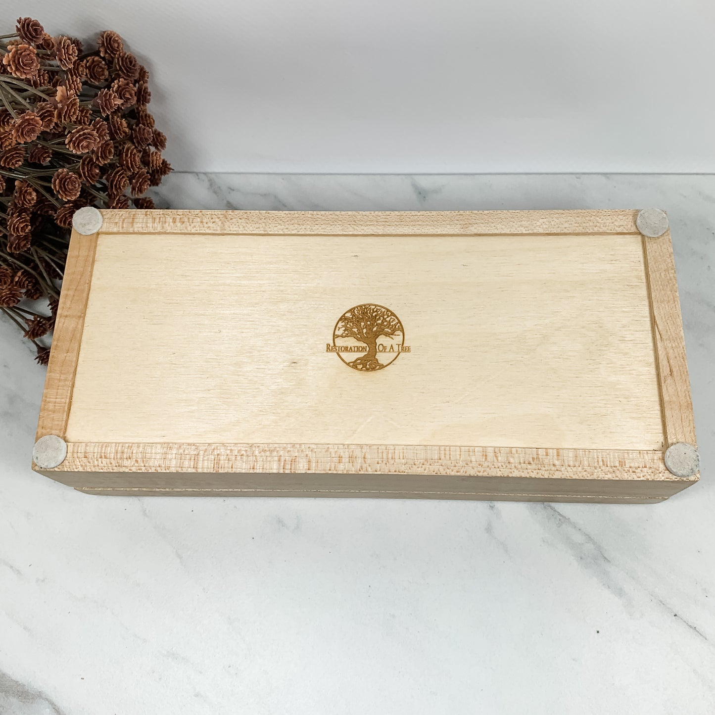 Mulitple Woods and Figured Maple Box-Keepsake Box-8045