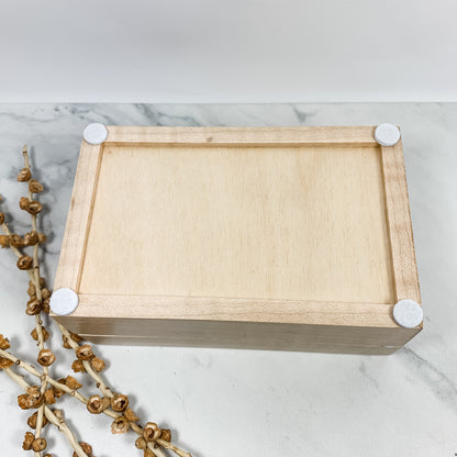 African Mahogany and Curly Maple Personalized Box-Keepsake Box-8068