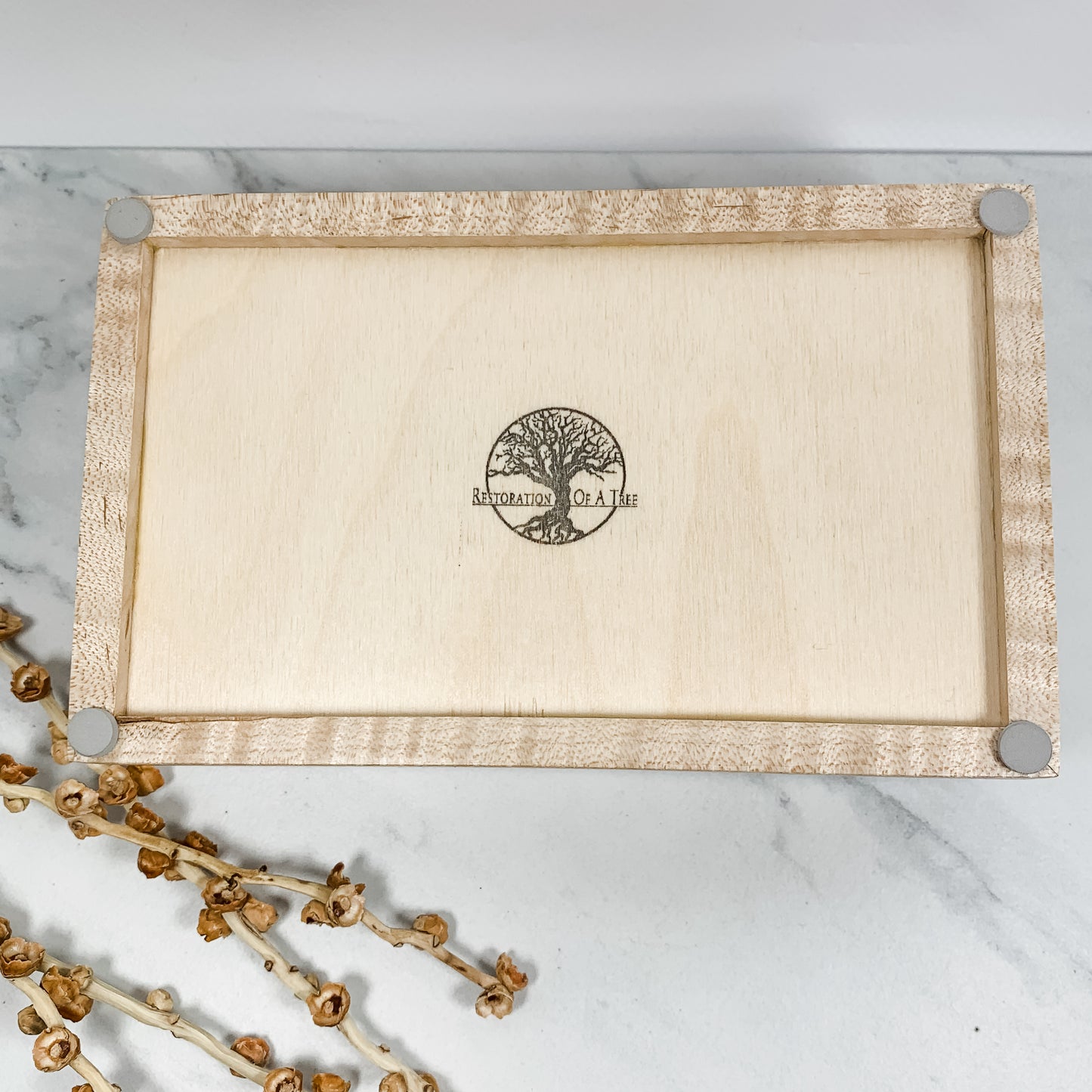 Multiple Woods, Purple Heart, and Curly Maple Box Keepsake Box-8074