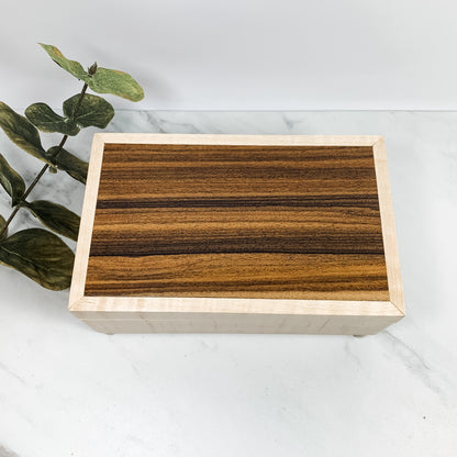 Curly Maple Box Keepsake Box-8083