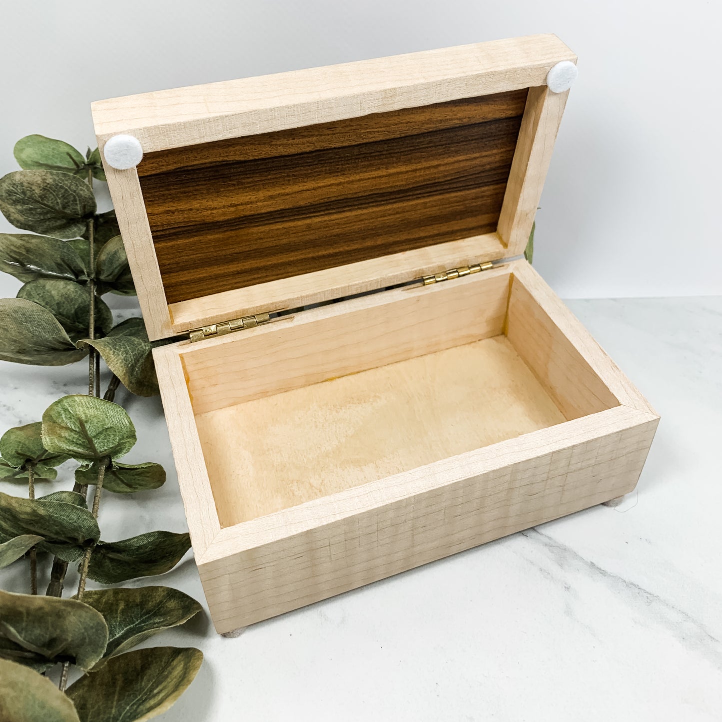 Curly Maple Box Keepsake Box-8083