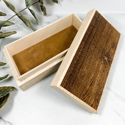 Bacote and Curly Maple Box Keepsake Box-8091