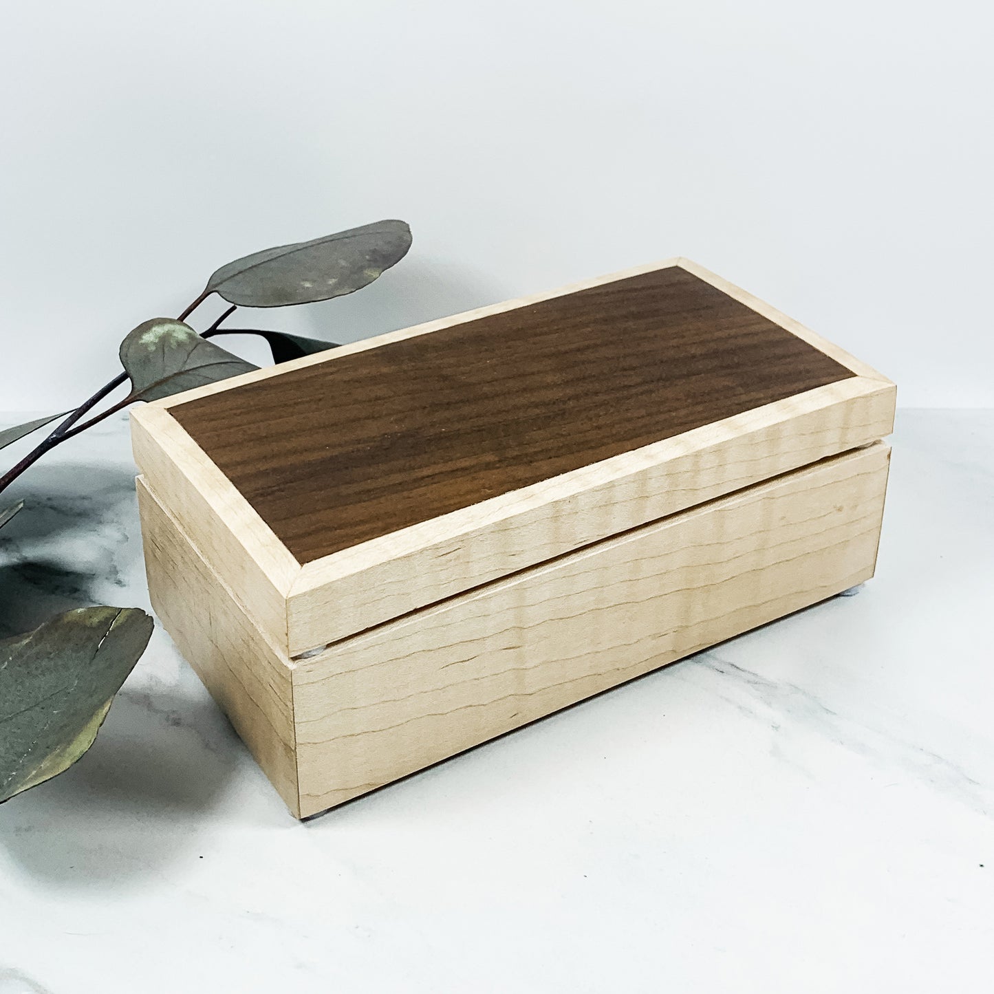 Curly Maple Box-Personalized Keepsake Box-8107