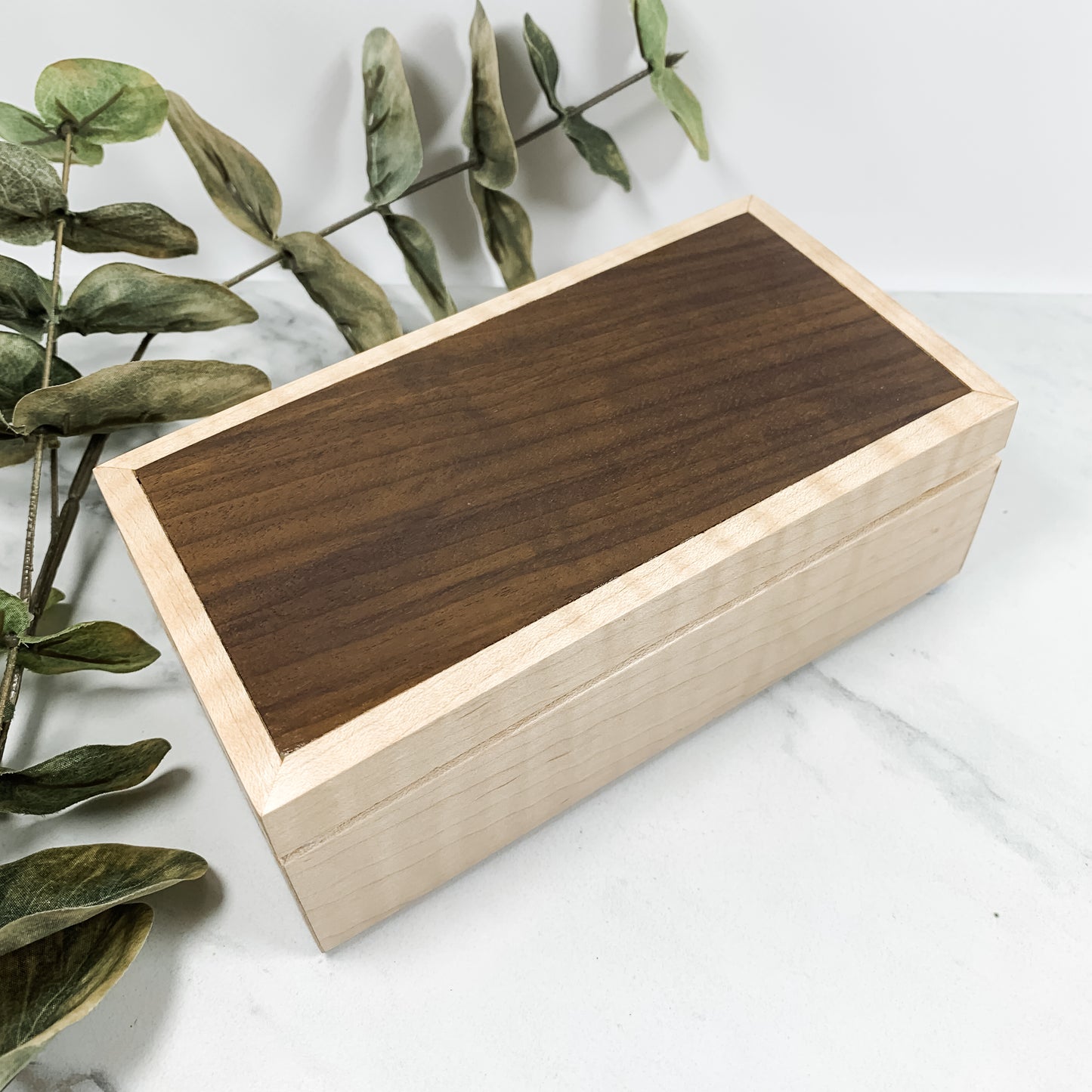 Curly Maple Box-Personalized Keepsake Box-8107