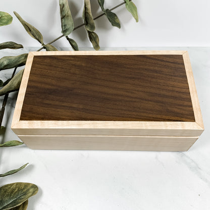 Curly Maple Box-Personalized Keepsake Box-8107