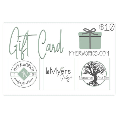 Gift Card, Plastic; Will Be Shipped