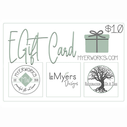EGift Card; Will Be Emailed