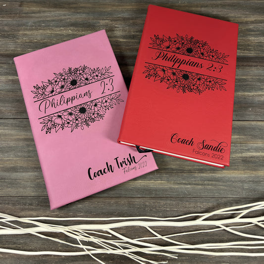 Leatherette Lined Journal