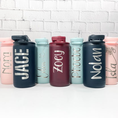 12 oz. Kid’s Tumbler-Sports Water Bottle-Personalized Kid's Cup