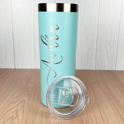 Personalized 22 oz. Insulated Polar Camel Skinny Tumbler-Engraved Tumbler-Personalized Tumbler-Wedding Party-Trip Tumbler