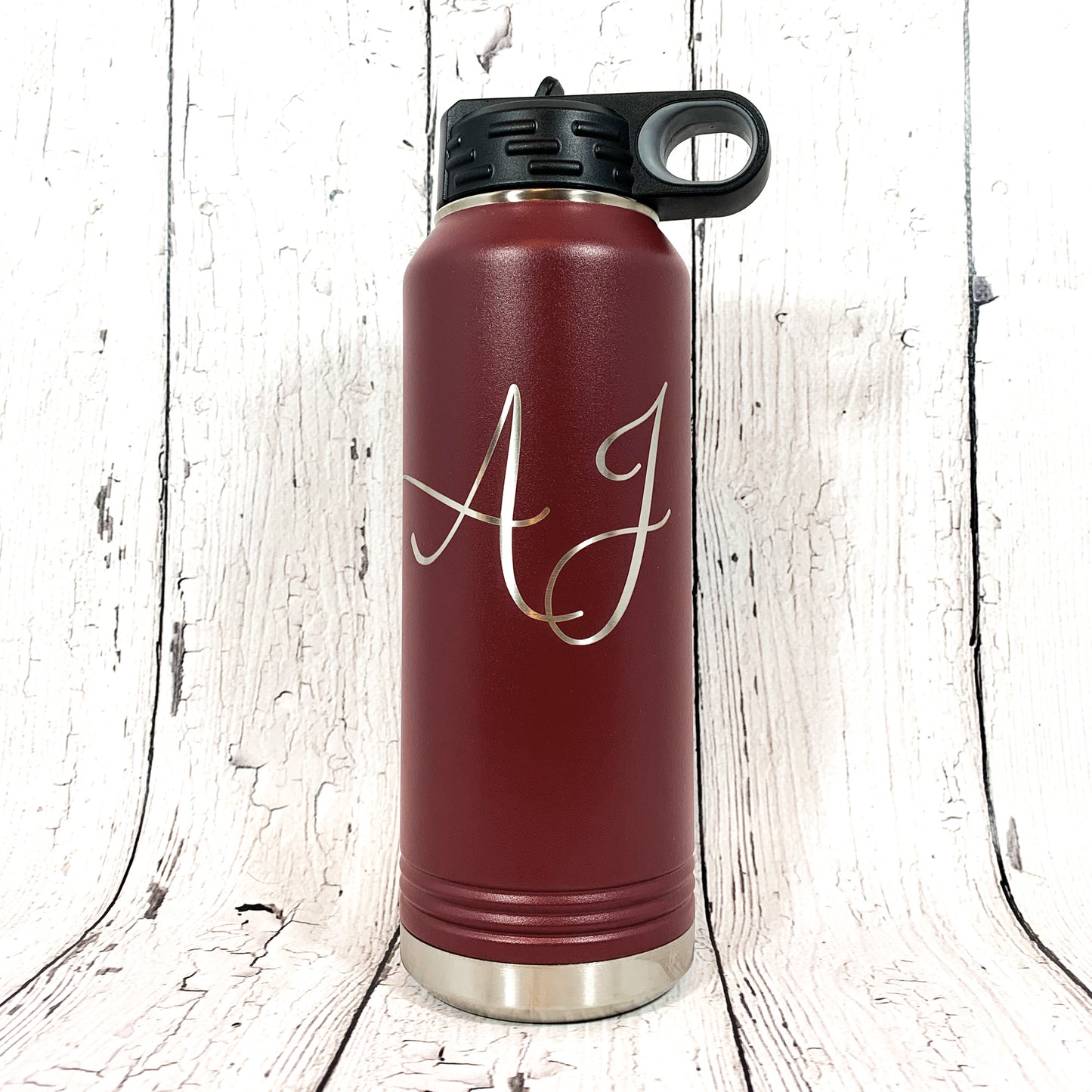 32 oz. Personalized Water Bottle-Laser Engraved Tumbler
