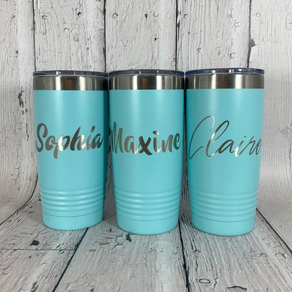 20 oz. Personalized Tumbler-Insulated Laser Engraved Tumbler