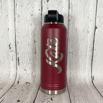 32 oz. Personalized Water Bottle-Laser Engraved Tumbler