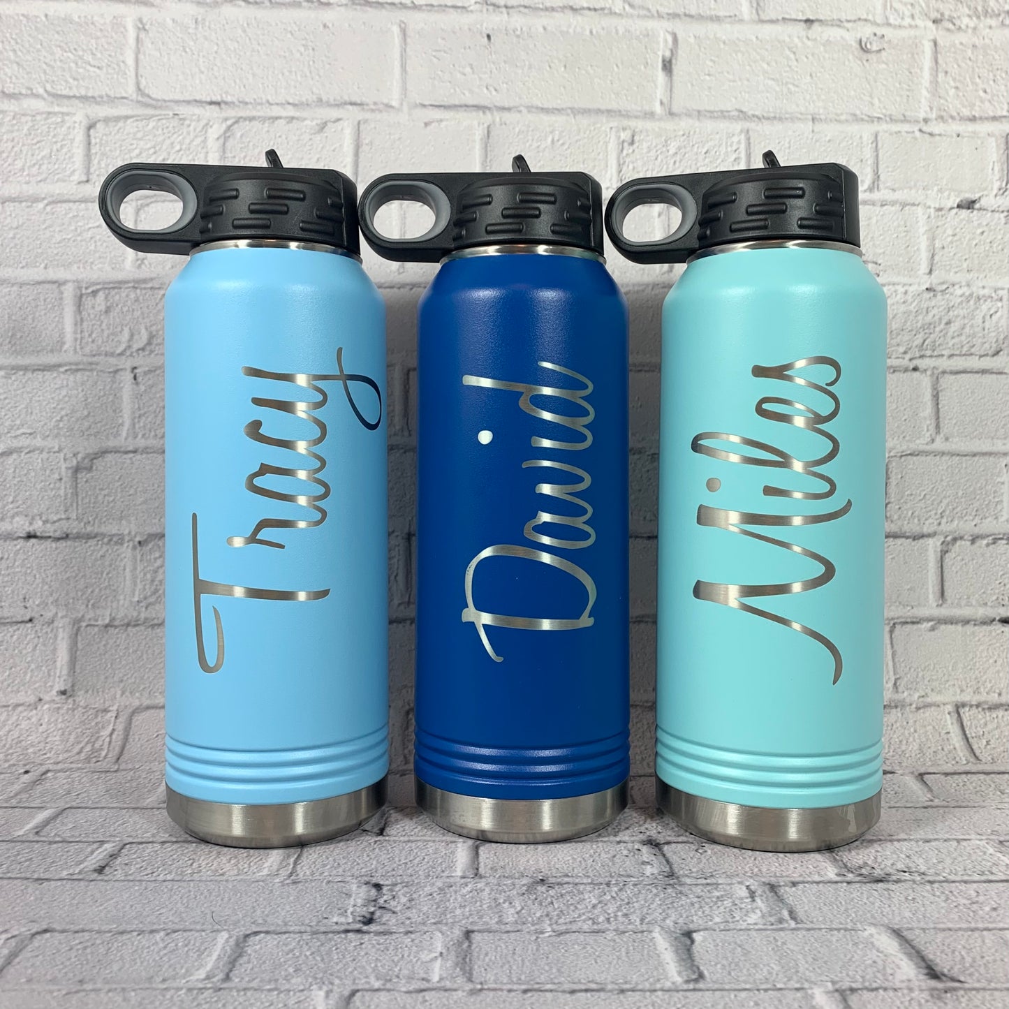 32 oz. Personalized Water Bottle-Laser Engraved Tumbler