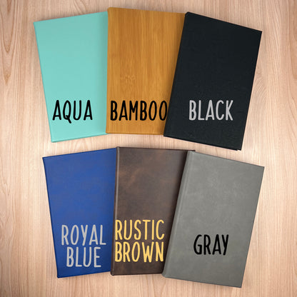 Leatherette Lined Journal