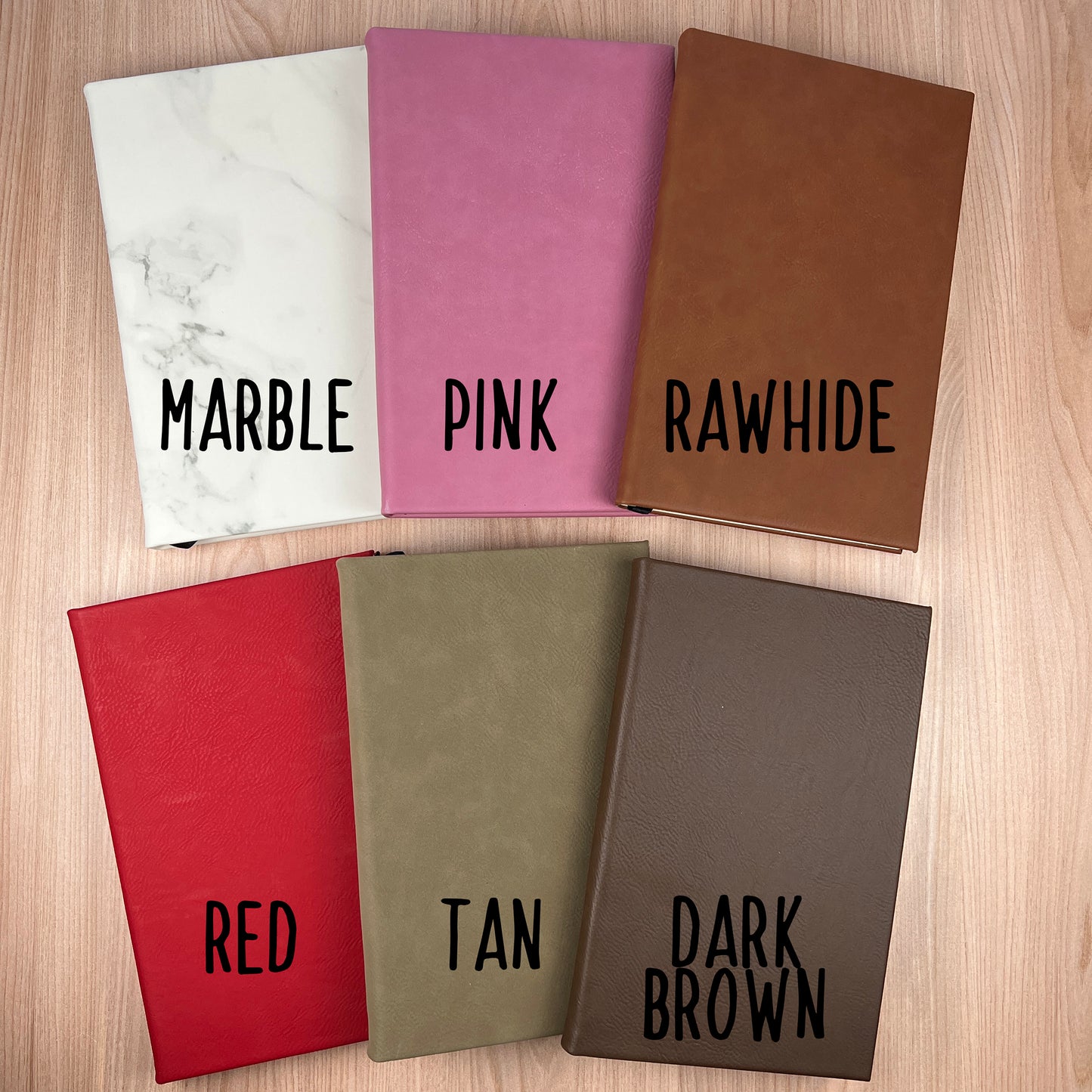 Leatherette Lined Journal