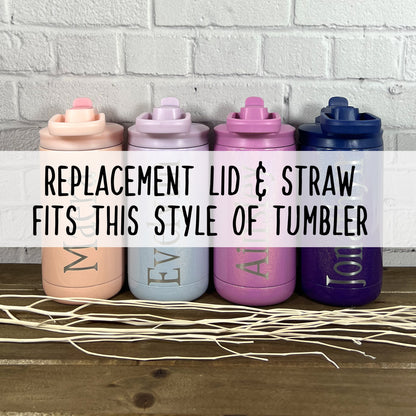 Replacement Lid for 20 oz. Skinny Maars MAKER Tumbler-Replacement Flip Style Lid-12 oz. Kids Sports Tumbler Screw Top Replacement lid